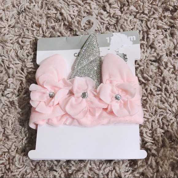 Caters Unicorn Head Band Wrap Girls Baby Size 12-24 Months NWT - Picture 3 of 4